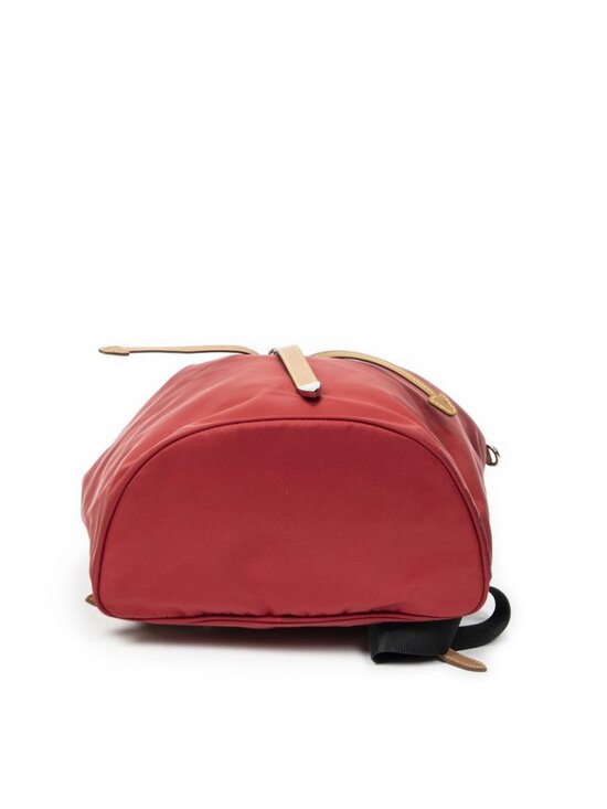 Prada Drawstring Backpack Red Tan Black Nylon Canvas main image 13
